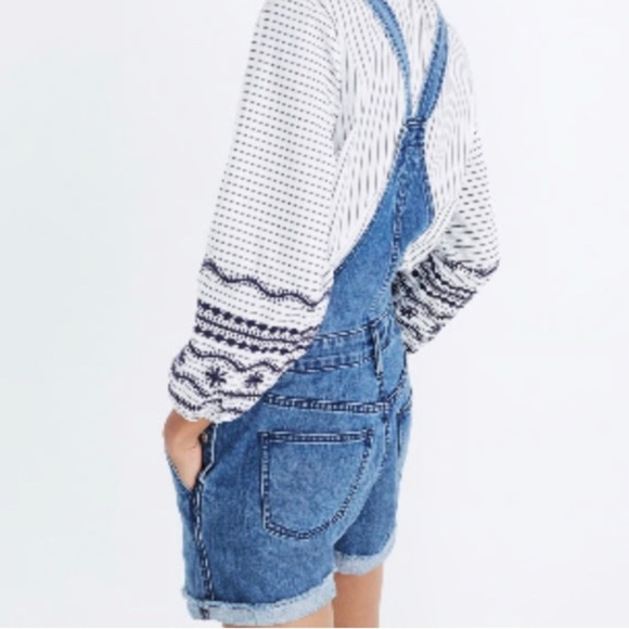 Madewell Adirondack Short Overalls - Small - Picture 4 of 10